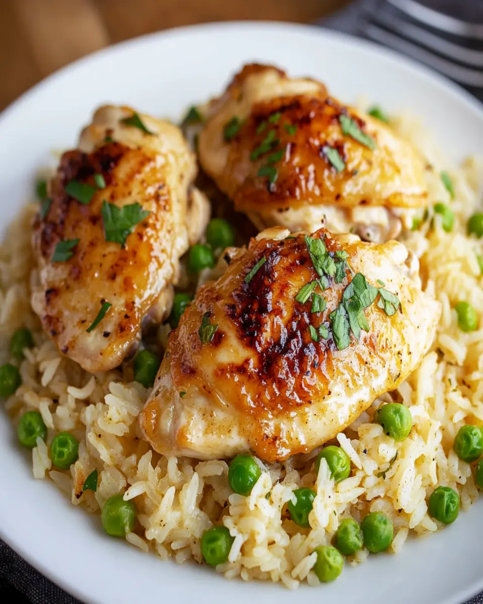 Garlic Butter Chicken and Rice First Image First Image