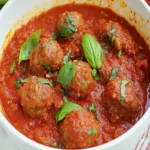 Homemade Pasta Sauce and Meatballs with Sausage First Image First Image