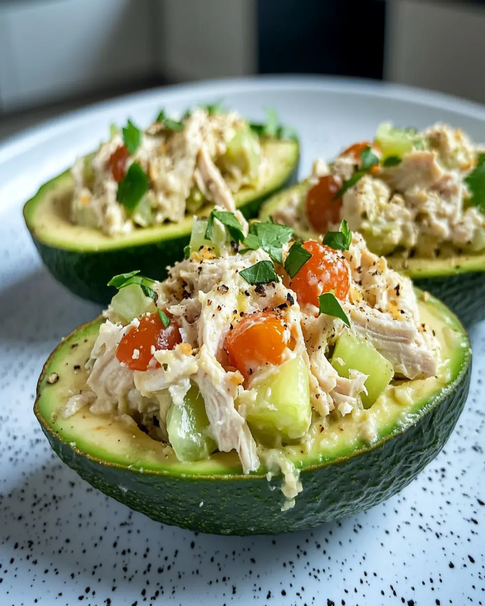 Chicken Salad Stuffed Avocados First Image First Image