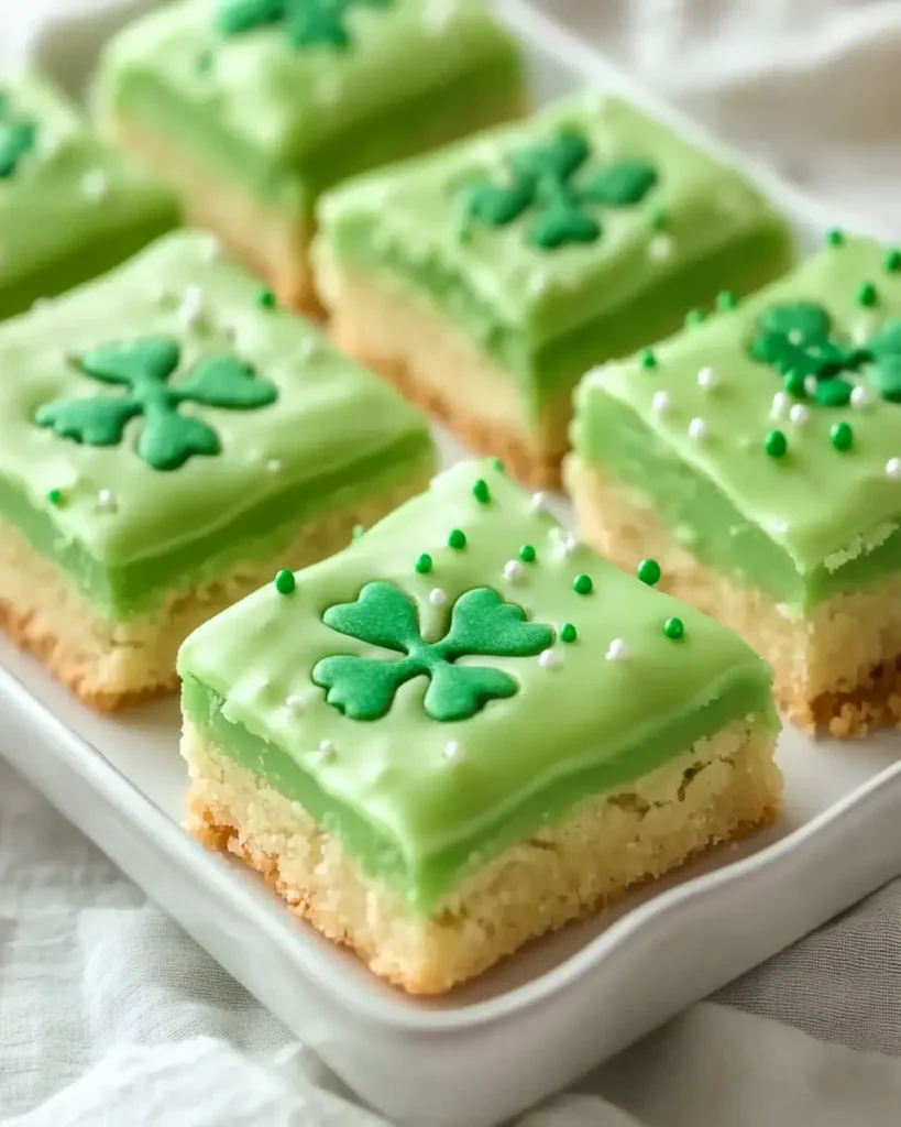 Sugar Cookie Bars |St Patrick's Day | Cookie Bars | Pack of 8 | Holiday | Parties First Image First Image