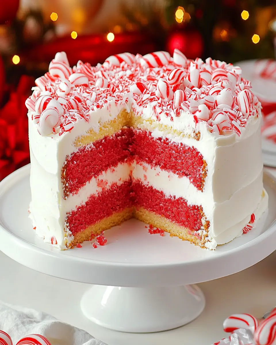 Candy Cane Lush Cake First Image First Image