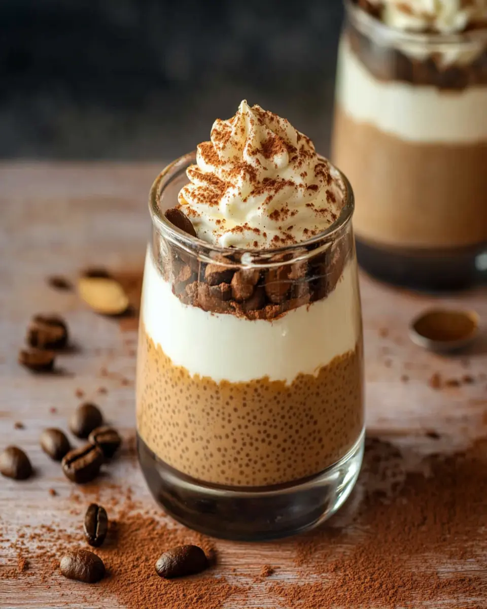 Tiramisu Chia Pudding With Greek Yogurt First Image First Image
