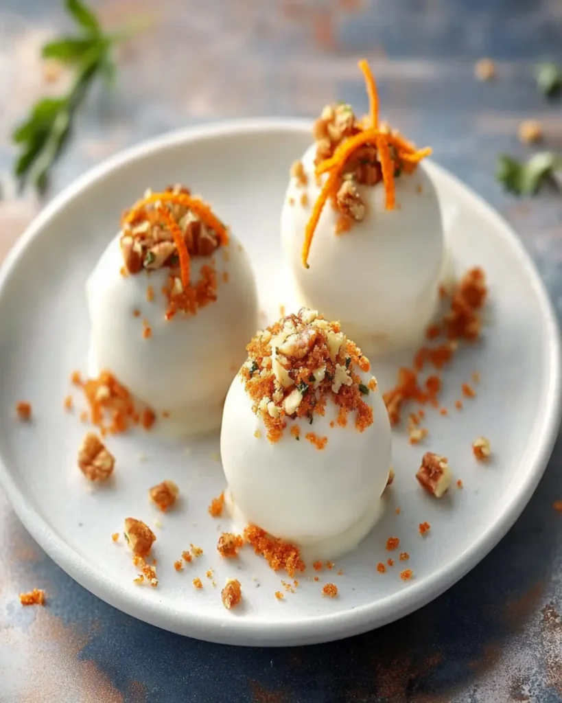 Homemade Carrot Cake Truffles First Image First Image