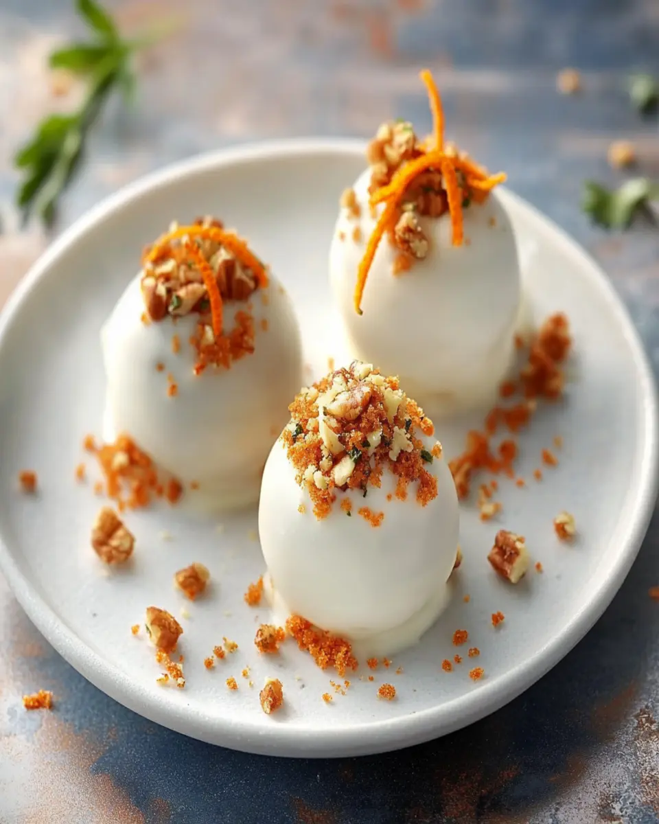 Homemade Carrot Cake Truffles First Image First Image