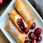 Cherry Cheesecake Egg Rolls First Image First Image