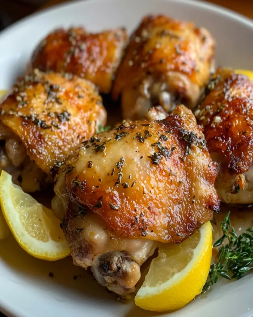 Juicy Garlic Lemon Chicken Thigh Pieces First Image First Image