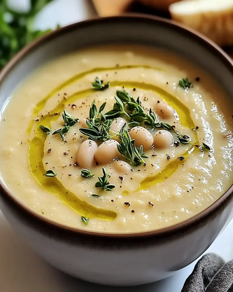 Roasted Celery Root and White Bean Soup First Image First Image