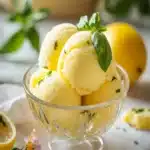 Lemon Basil Sorbet: Refreshing Summer Bliss Awaits First Image First Image
