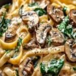 Creamy Tuscan Mushroom Pasta Skillet First Image First Image