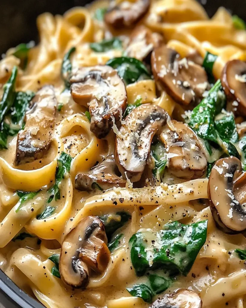 Creamy Tuscan Mushroom Pasta Skillet First Image First Image