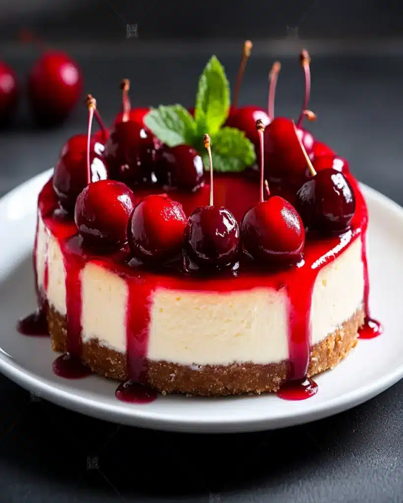Cherry Cheesecake Recipe Baking Guide Download First Image
