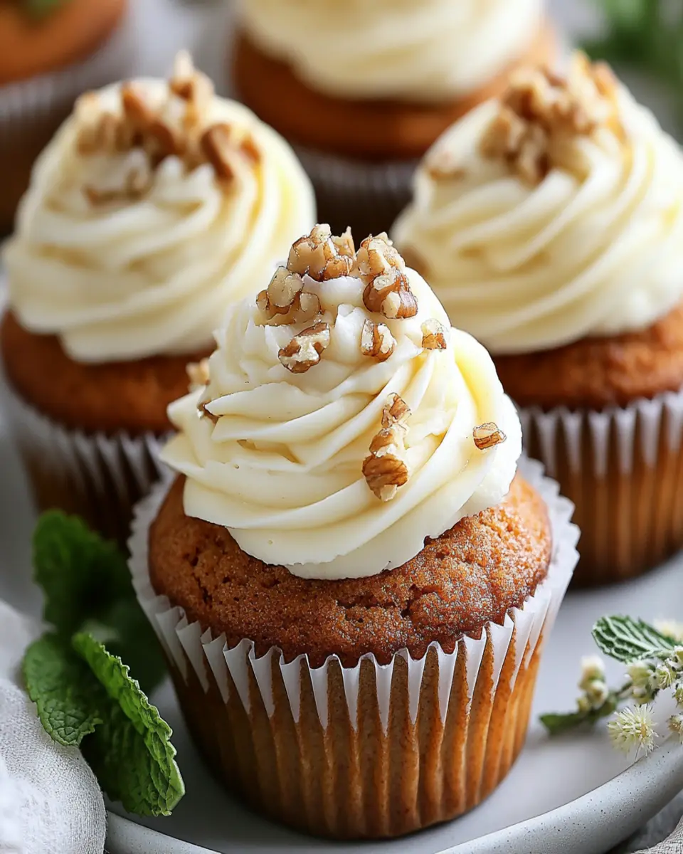 Carrot Cake Cupcakes First Image First Image