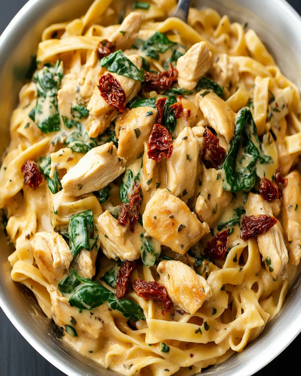 Creamy Tuscan Chicken Pasta First Image First Image
