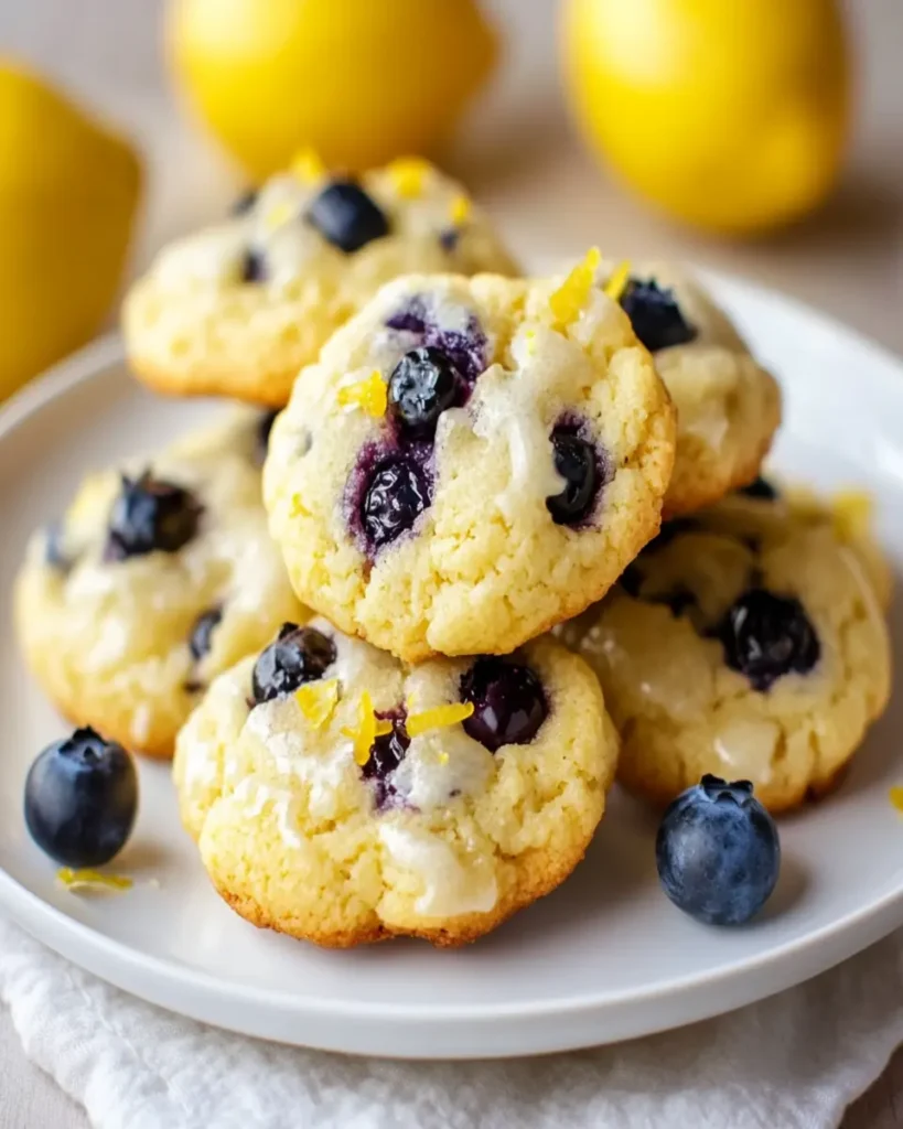 Lemon Blueberry Cookies First Image First Image