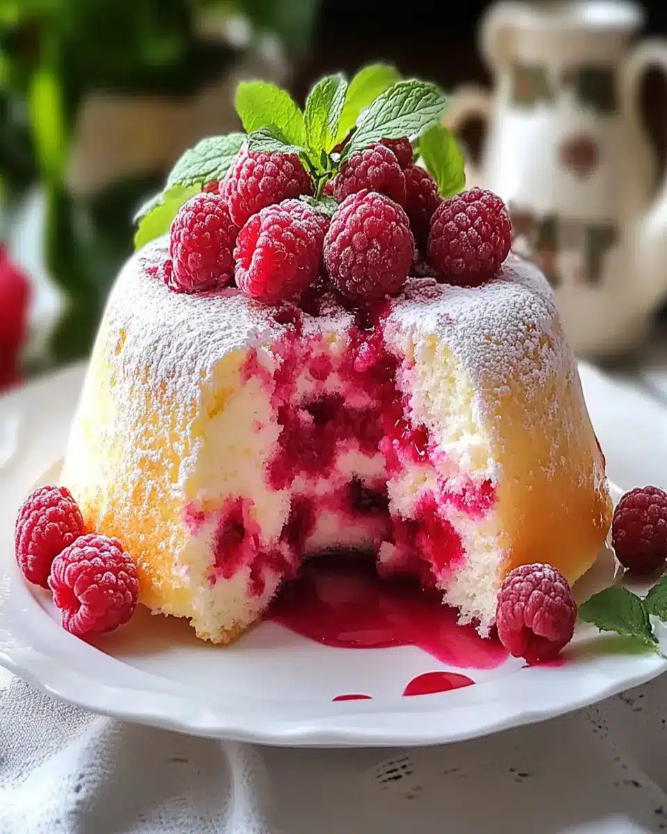 Raspberry Angel Food Cake First Image First Image
