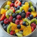 Fruit Salad with Honey Lime Poppy Seed Dressing First Image First Image