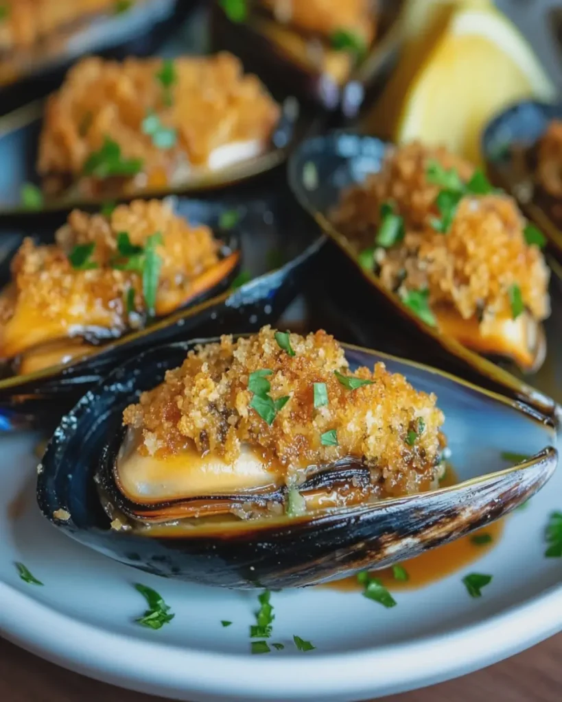 Stuffed Baked Mussels First Image First Image